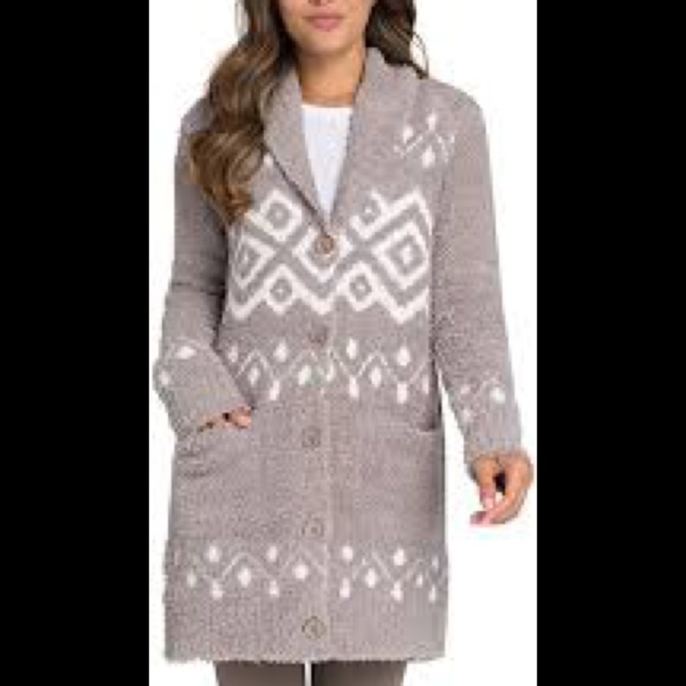 EUC Barefoot Dreams Topanga Cardigan Medium